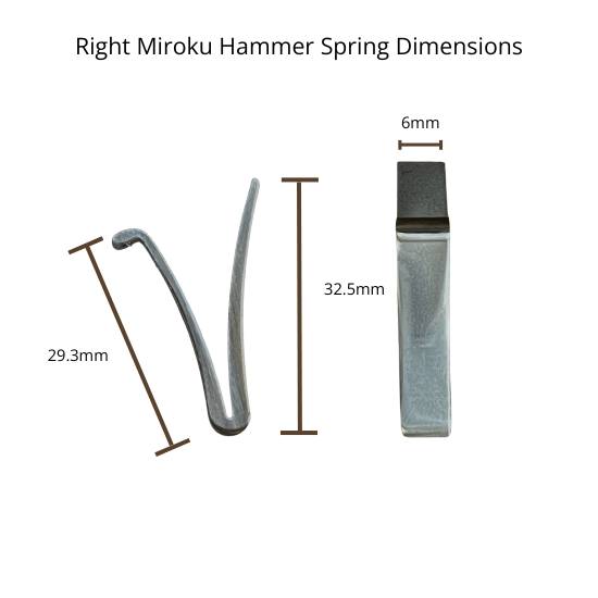 Miroku right hammer spring